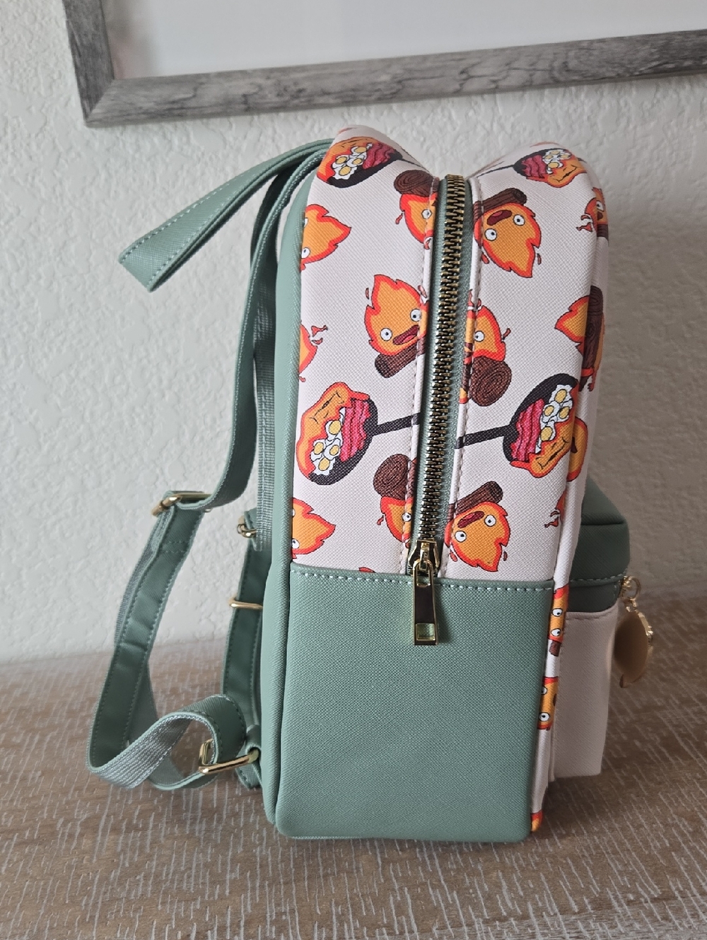 Calcifer Howls Moving Castle Mini Backpack - Picture 3 of 7